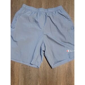 Champion Nylon‎ Shorts Lightweight Athletic Gym Training Blue Large